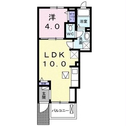 ヴァンベールⅠの物件間取画像